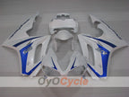 Kit de carénage à injection pour Triumph Daytona 675 09-12 - Bleu, blanc - Style d'origine #OYO87906307