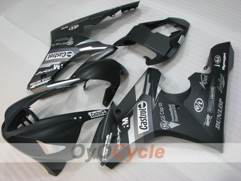 Kit de carénage à injection pour Triumph Daytona 675 09-12 - Noir, mat - Castrol #OYO87906308 Image principale du produit