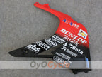 Kit de carénage à injection pour Triumph Daytona 675 13-14 - Rouge, blanc, noir - DUNLOP #OYO87906311