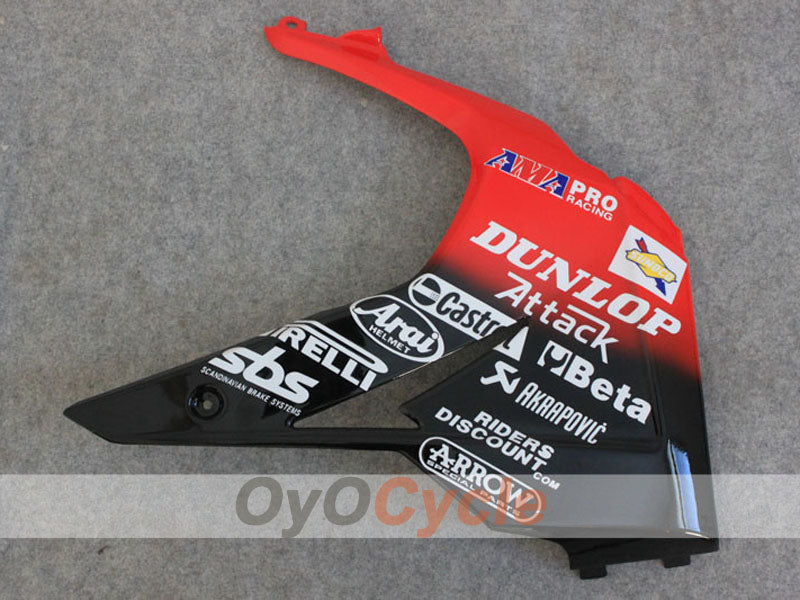 Kit de carénage à injection pour Triumph Daytona 675 13-14 - Rouge, blanc, noir - DUNLOP #OYO87906311