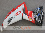 Kit de carénage à injection pour Triumph Daytona 675 13-14 - Rouge, blanc, noir - DUNLOP #OYO87906311