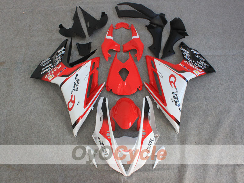 Kit de carénage à injection pour Triumph Daytona 675 13-14 - Rouge, blanc, noir - DUNLOP #OYO87906311 Image secondaire du produit