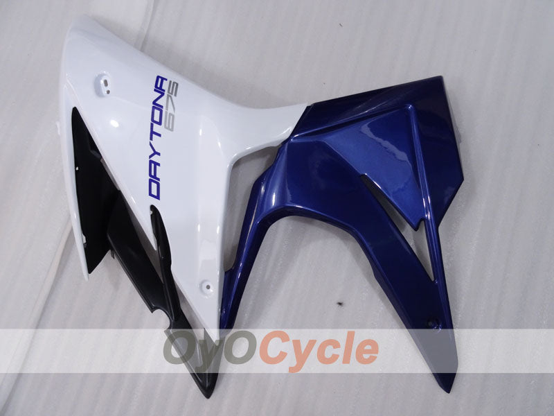 Kit de carénage à injection pour Triumph Daytona 675 13-14 - Bleu, blanc - Style d'origine #OYO87906312
