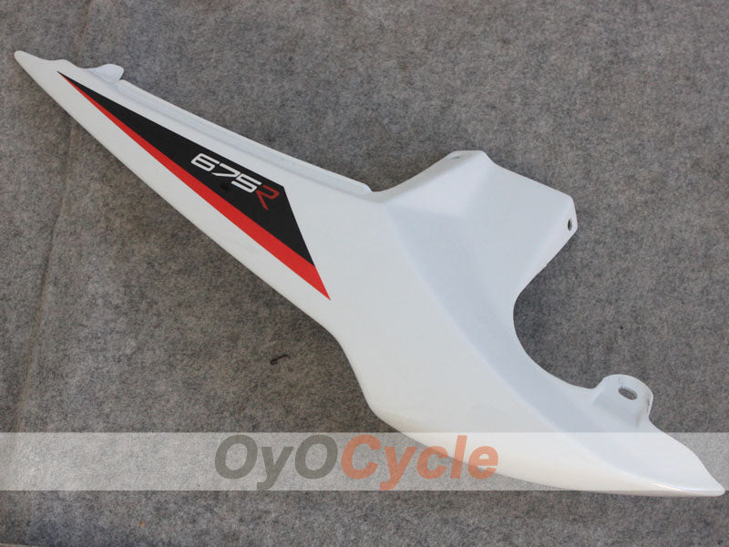 Kit de carénage à injection pour Triumph Daytona 675 13-14 - Blanc, noir - Style d'origine #OYO87906313