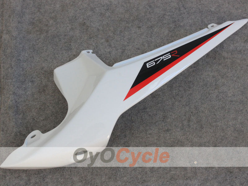 Kit de carénage à injection pour Triumph Daytona 675 13-14 - Blanc, noir - Style d'origine #OYO87906313