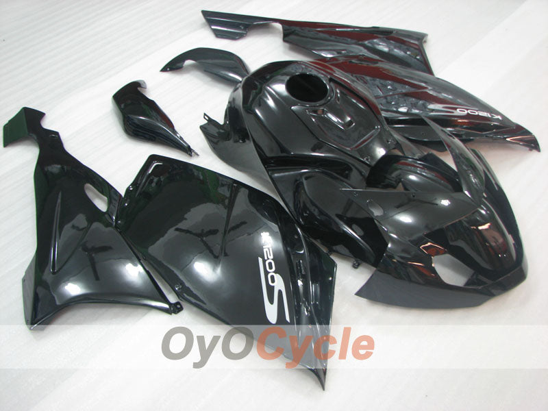 Kit de carénage pour BMW K1200S 05-08 - Noir - Style d'origine, personnalisable #OYO87906314