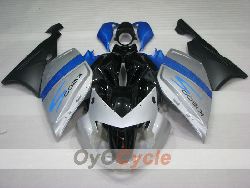 Kit de carénage pour BMW K1200S 05-08 - Bleu, noir, argent - Style d'origine, personnalisable #OYO87906317 Image secondaire du produit