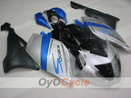 Kit de carénage pour BMW K1200S 05-08 - Bleu, noir, argent - Style d'origine, personnalisable #OYO87906317