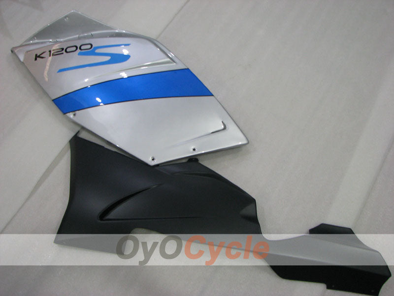 Kit de carénage pour BMW K1200S 05-08 - Bleu, noir, argent - Style d'origine, personnalisable #OYO87906317