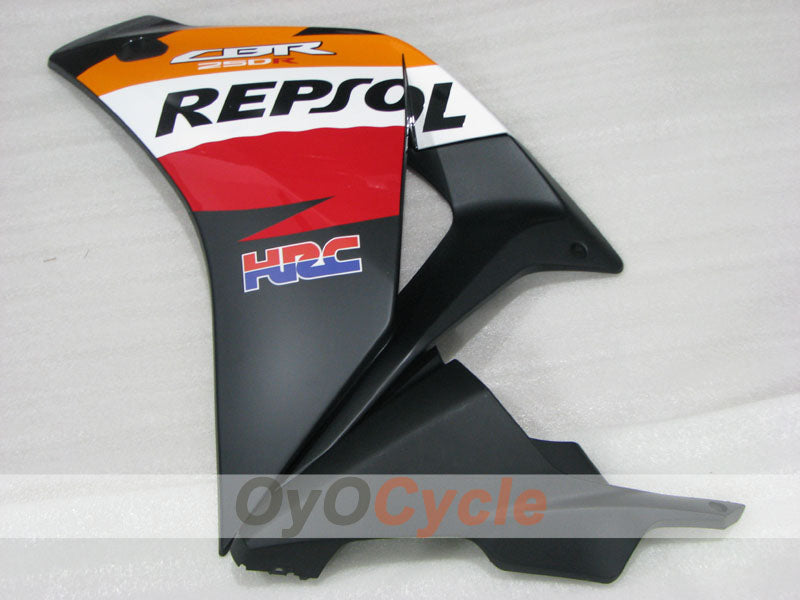 Kit de carénage à injection pour CBR250RR 11-16 - Orange, blanc, noir - PEPSI #OYO87906319