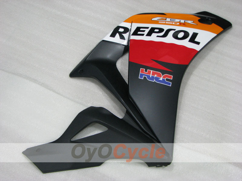 Kit de carénage à injection pour CBR250RR 11-16 - Orange, blanc, noir - PEPSI #OYO87906319
