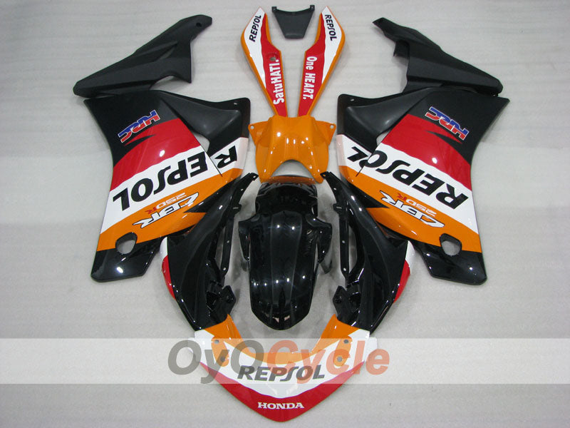 Kit de carénage à injection pour CBR250RR 11-16 - Orange, blanc, noir - PEPSI #OYO87906319