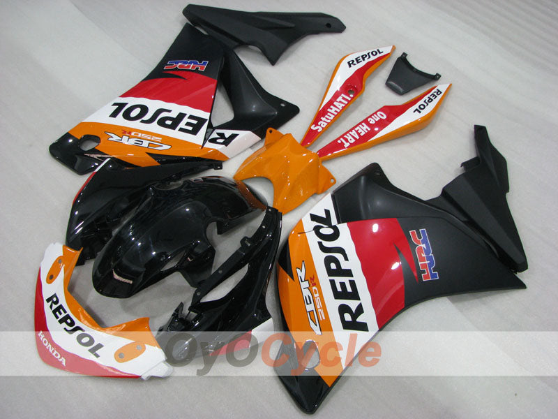 Kit de carénage à injection pour CBR250RR 11-16 - Orange, blanc, noir - PEPSI #OYO87906319