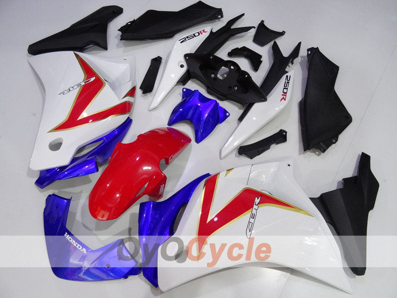 Kit de carénage à injection pour CBR250RR 11-16 - Rouge, bleu, blanc - Style d’origine #OYO87906320