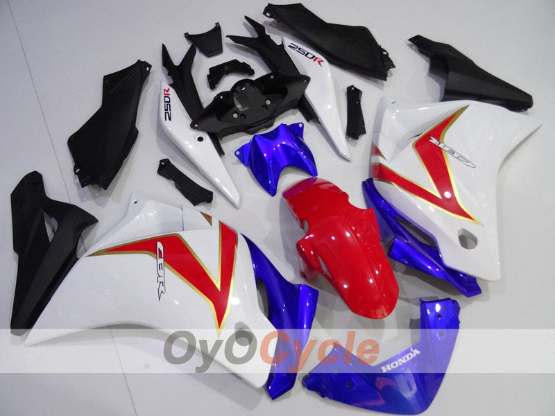 Kit de carénage à injection pour CBR250RR 11-16 - Rouge, bleu, blanc - Style d’origine #OYO87906320