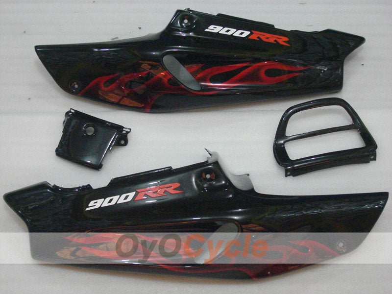 Kit de carénage pour CBR900RR 92-93 - Rouge, noir - Flamme #OYO87906327