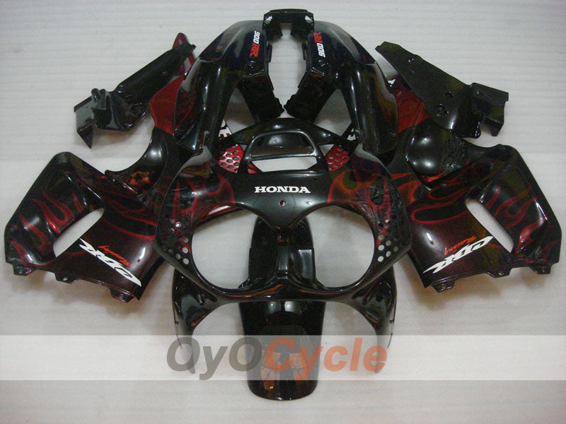 Kit de carénage pour CBR900RR 92-93 - Rouge, noir - Flamme #OYO87906327