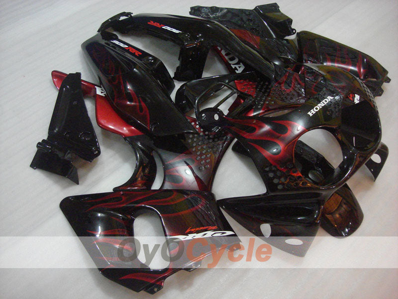 Kit de carénage pour CBR900RR 92-93 - Rouge, noir - Flamme #OYO87906327 Image principale du produit