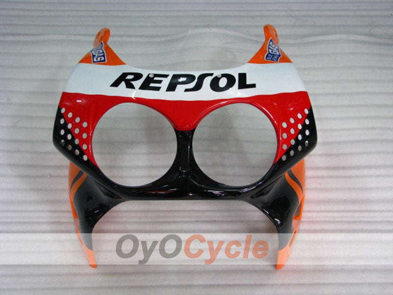 Kit de carénage pour CBR900RR 92-93 - Rouge, orange, noir - Repsol #OYO87906328