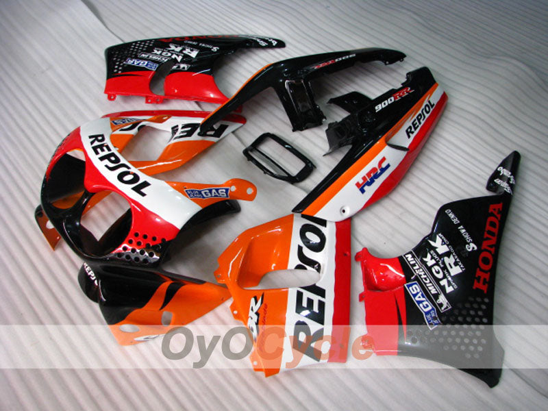 Kit de carénage pour CBR900RR 92-93 - Rouge, orange, noir - Repsol #OYO87906328
