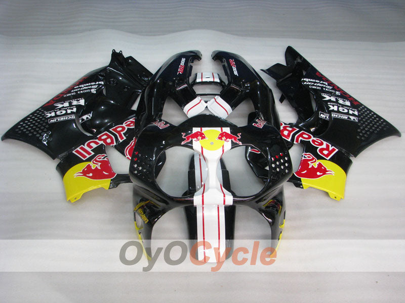 Kit de carénage pour CBR900RR 92-93 - Noir - Red Bull #OYO87906334