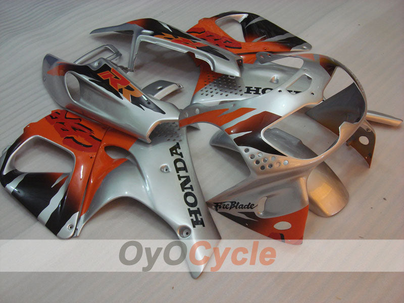 Kit de carénage pour CBR900RR 94-95 - Orange, Argent - Style d'origine #OYO87906337