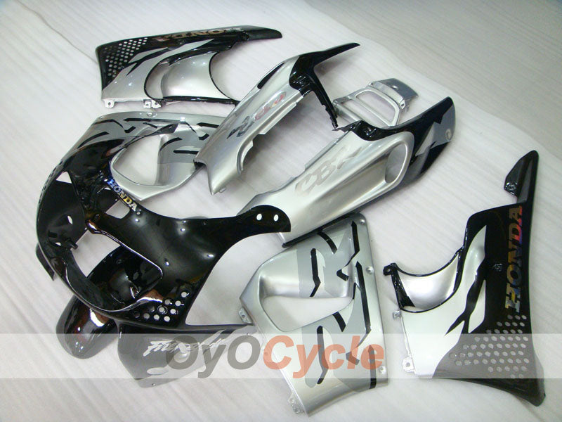 Kit de carénage pour CBR900RR 94-95 - Noir, Argent - Style d'origine #OYO87906340