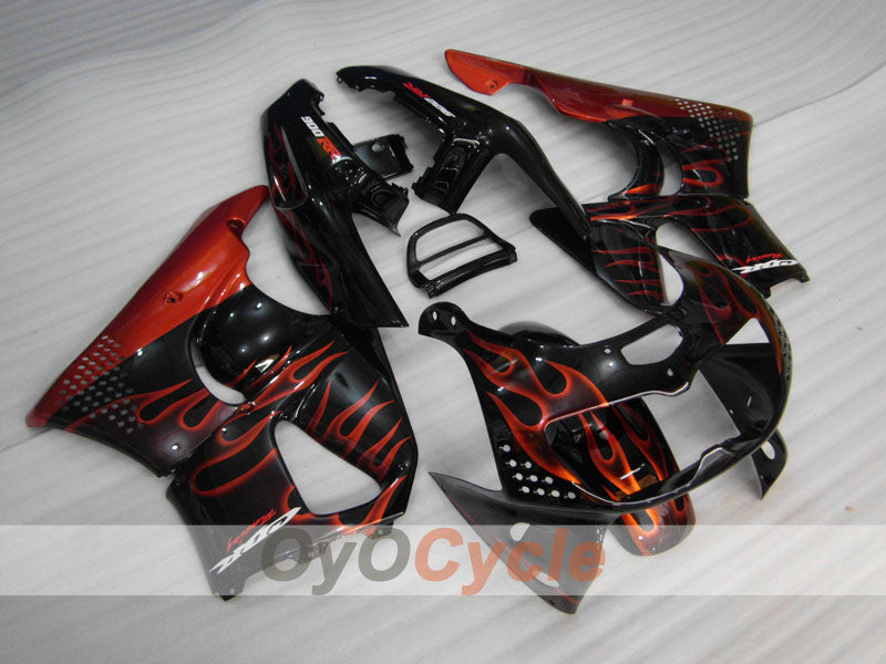 Kit de carénage pour CBR900RR 94-95 - Orange, Noir - Flamme #OYO87906343 Image secondaire du produit