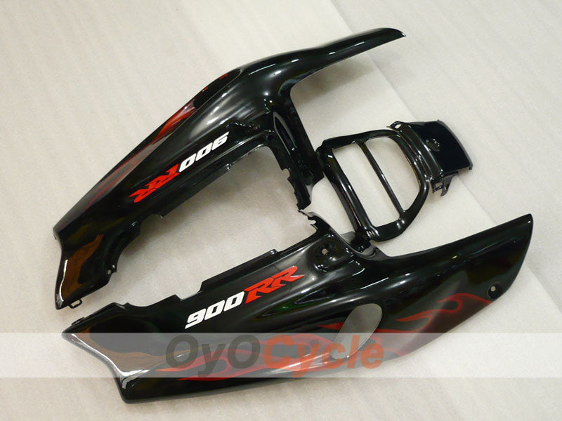 Kit de carénage pour CBR900RR 94-95 - Orange, Noir - Flamme #OYO87906343