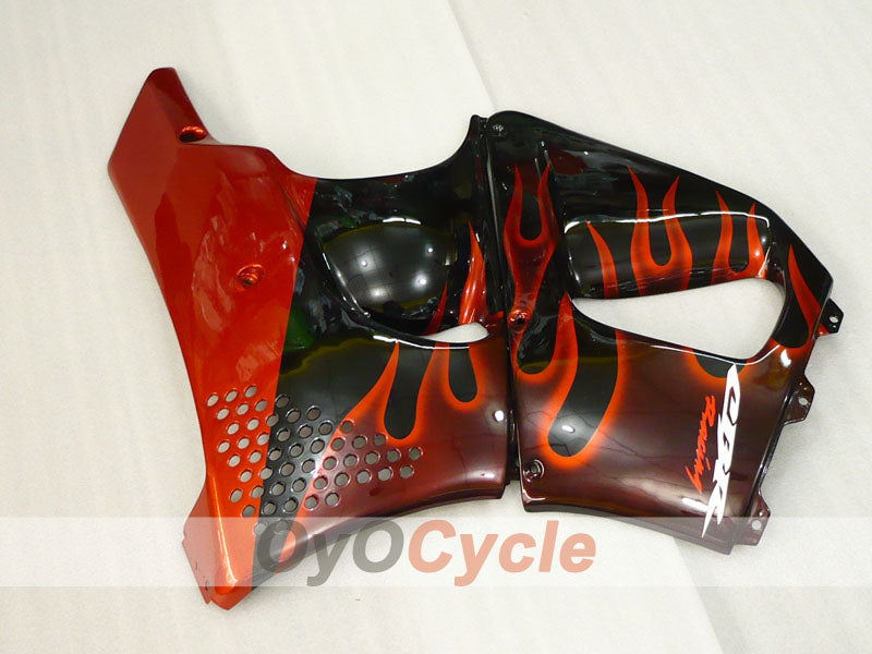 Kit de carénage pour CBR900RR 94-95 - Orange, Noir - Flamme #OYO87906343