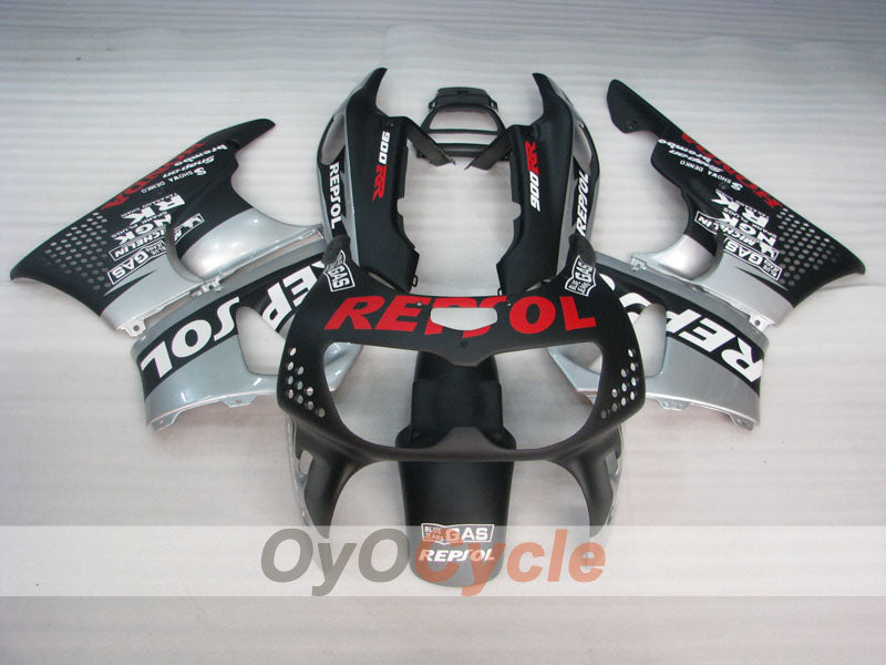 Kit de carénage pour CBR900RR 94-95 - Noir, Argent - Repsol #OYO87906344 Image secondaire du produit