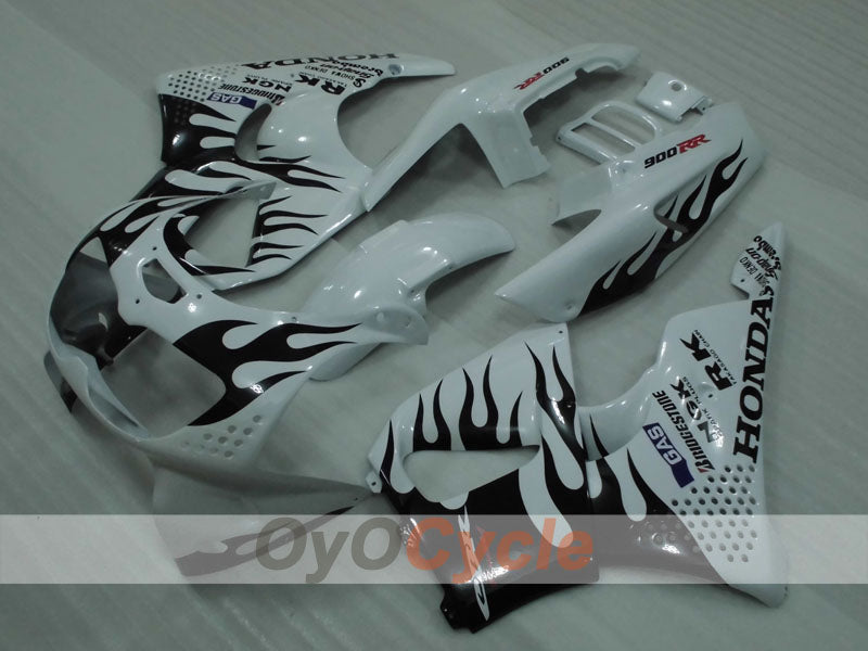 Kit de carénage pour CBR900RR 94-95 - Blanc, Noir - Flamme #OYO87906345 Image principale du produit