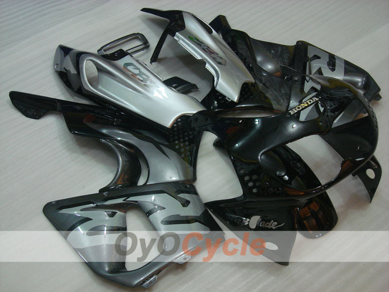 Kit de carénage pour CBR900RR 94-95 - Noir, Gris - Style d'origine #OYO87906347