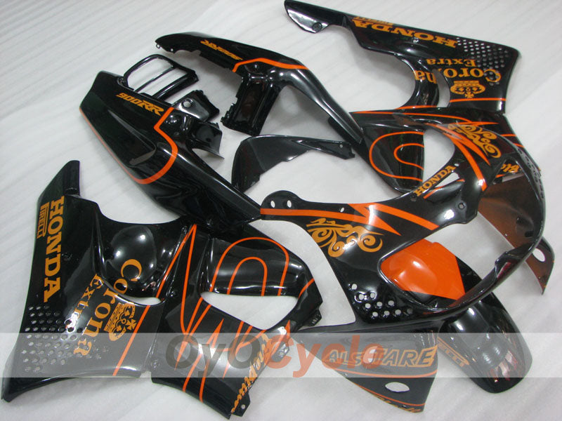 Kit de carénage pour CBR900RR 94-95 - Orange, Noir - Corona #OYO87906351
