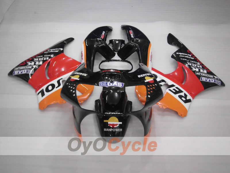 Kit de carénage pour CBR919RR 98-99	 - Rouge, Orange, Noir - Repsol #OYO87906361