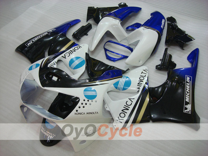 Kit de carénage pour CBR919RR 98-99	 - Bleu, Blanc, Noir - Konica Minolta #OYO87906364 Image principale du produit