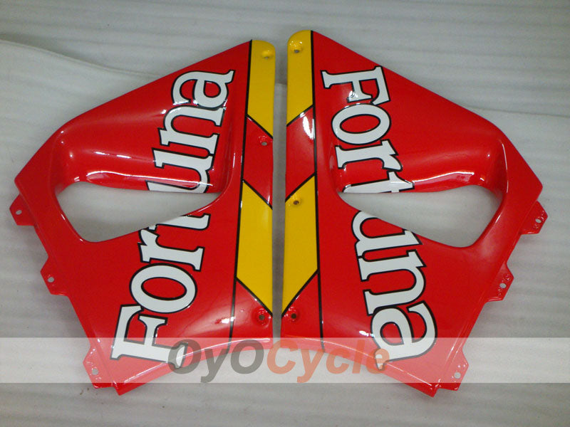 Kit de carénage pour CBR919RR 98-99	 - Rouge, Jaune, Vert - Fortuna #OYO87906367