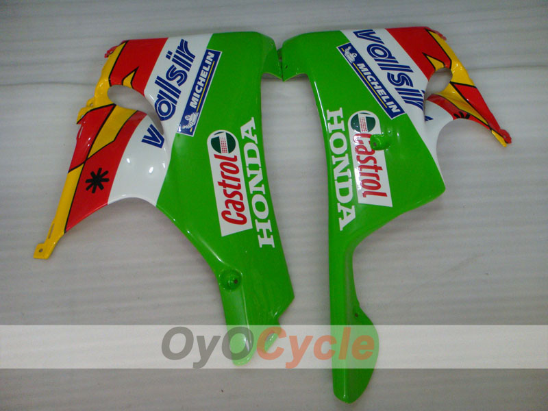 Kit de carénage pour CBR919RR 98-99	 - Rouge, Jaune, Vert - Fortuna #OYO87906367