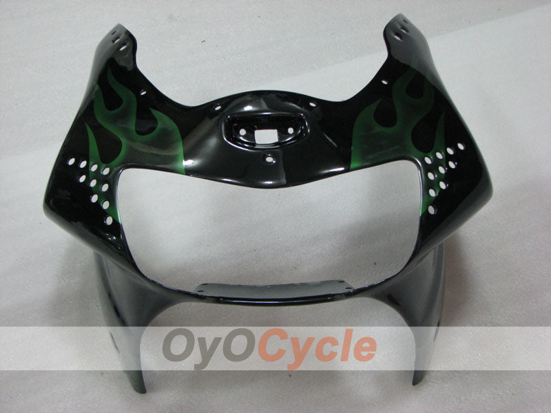 Kit de carénage pour CBR919RR 98-99	 - Vert, Noir - Flamme #OYO87906380