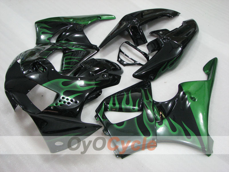 Kit de carénage pour CBR919RR 98-99	 - Vert, Noir - Flamme #OYO87906380 Image principale du produit