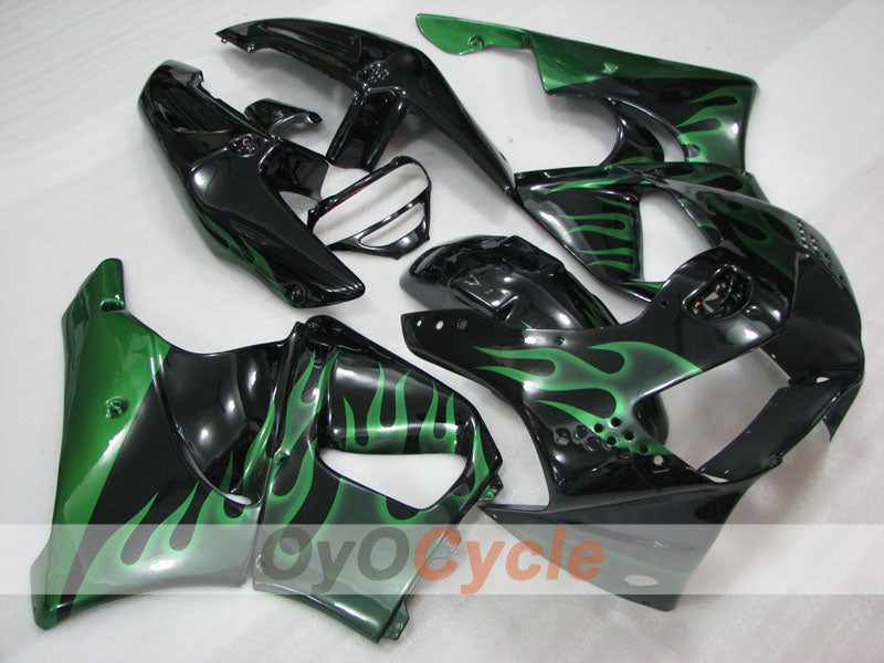 Kit de carénage pour CBR919RR 98-99	 - Vert, Noir - Flamme #OYO87906380 Image secondaire du produit