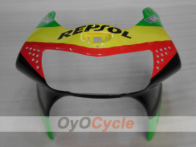 Kit de carénage pour CBR919RR 98-99	 - Rouge, jaune, vert - Repsol #OYO87906383