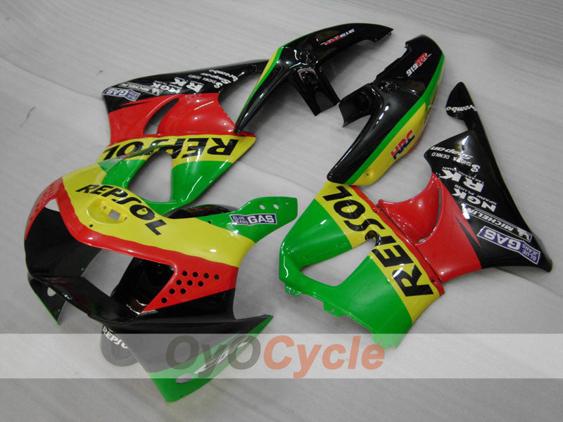 Kit de carénage pour CBR919RR 98-99	 - Rouge, jaune, vert - Repsol #OYO87906383 Image principale du produit