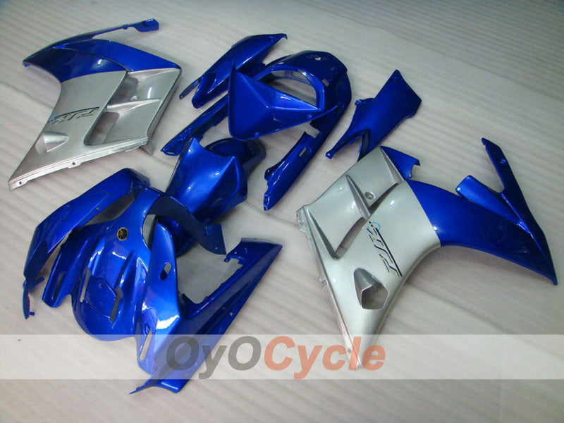 Kit de carénage pour FJR1300 02-06 - Bleu, argent - Style d'origine #OYO87906393
