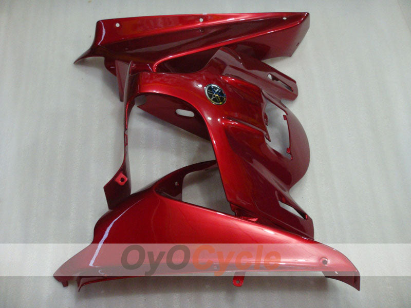 Kit de carénage pour FJR1300 02-06 - Couleur rouge vin, argent - Style d'origine #OYO87906395