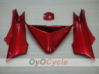 Kit de carénage pour FJR1300 02-06 - Couleur rouge vin, argent - Style d'origine #OYO87906395