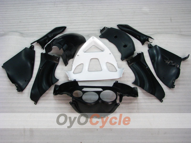 Kit de carénage injecté pour YZF600R 97-07 - Rouge, blanc, noir - Style d'origine #OYO87906398