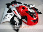 Kit de carénage injecté pour YZF600R 97-07 - Rouge, blanc, noir - Style d'origine #OYO87906398