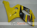 Kit de carénage injecté pour YZF600R 97-07 - Jaune, noir - Style d'origine #OYO87906399