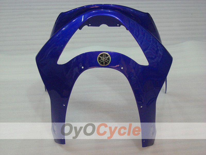 Kit de carénage injecté pour YZF600R 97-07 - Bleu, blanc - Style d'origine #OYO87906400